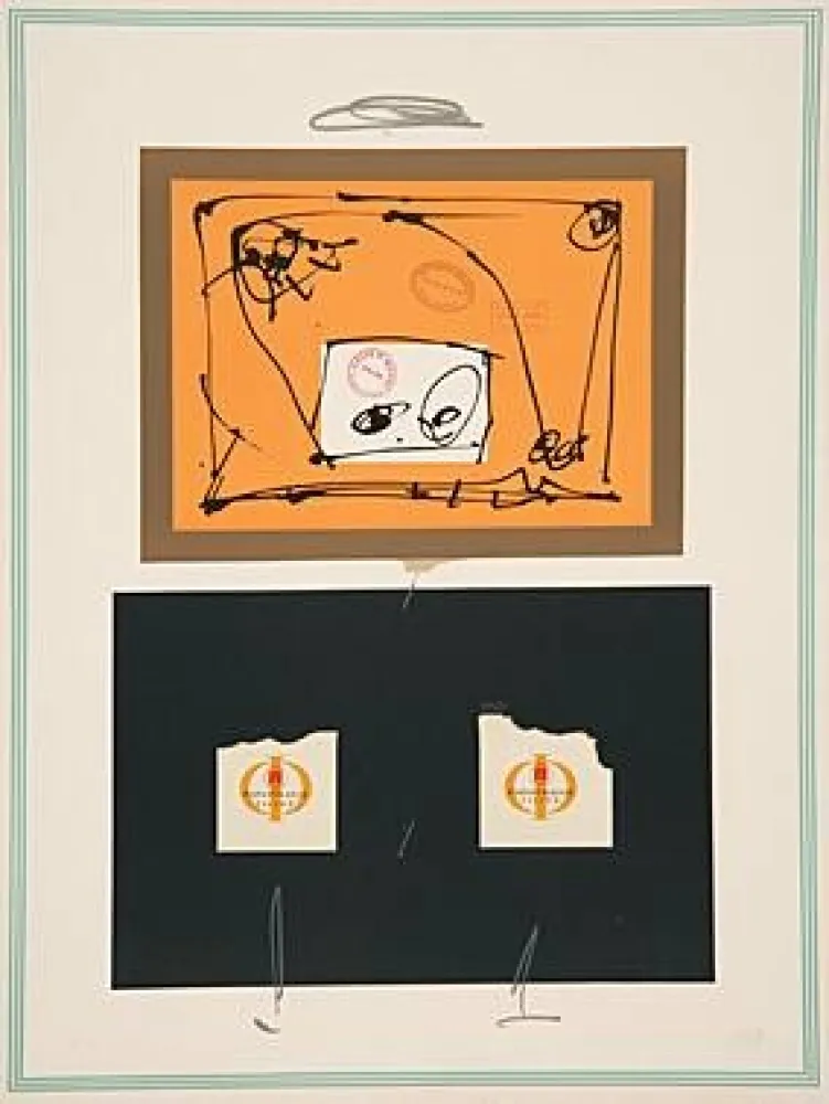 Litografia Saura - Xenia