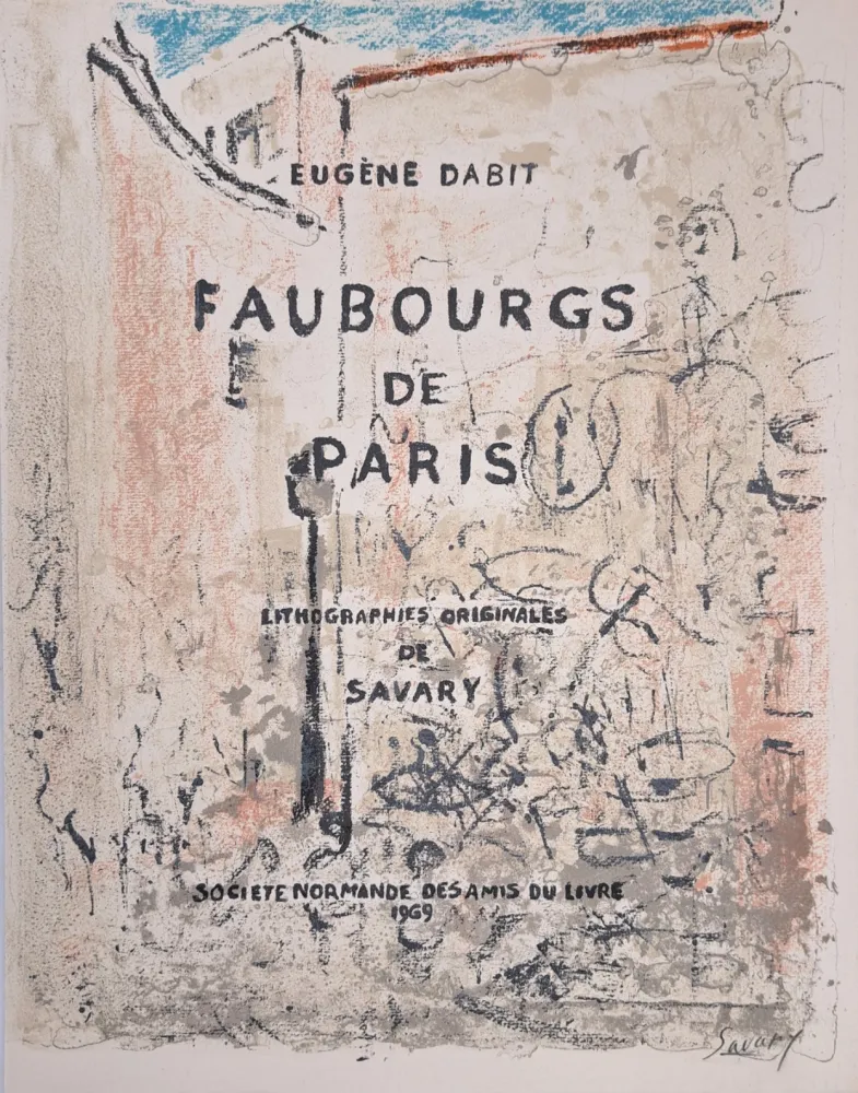 Litografia Savary - Faubourgs de Paris