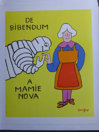 Cartaz Savignac - De bibendum à mamy nova 
