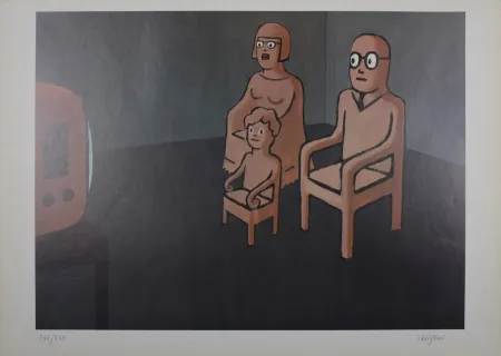 Litografia Savignac - La Télé