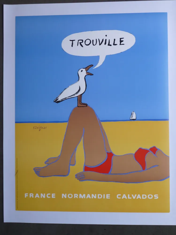 Cartaz Savignac - Trouville 
