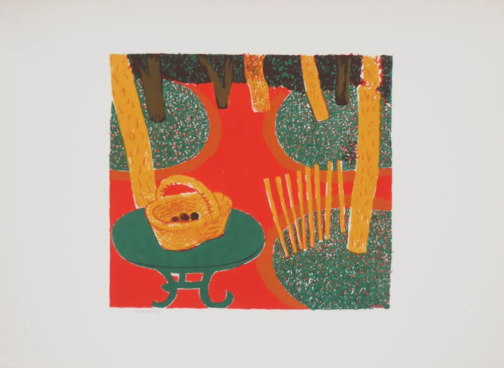 Litografia Savin  - Le Jardin