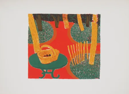 Litografia Savin  - Le Jardin