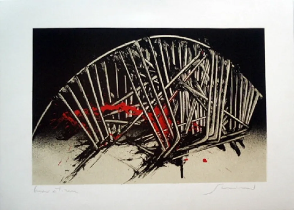 Serigrafia Scanavino - Composizione