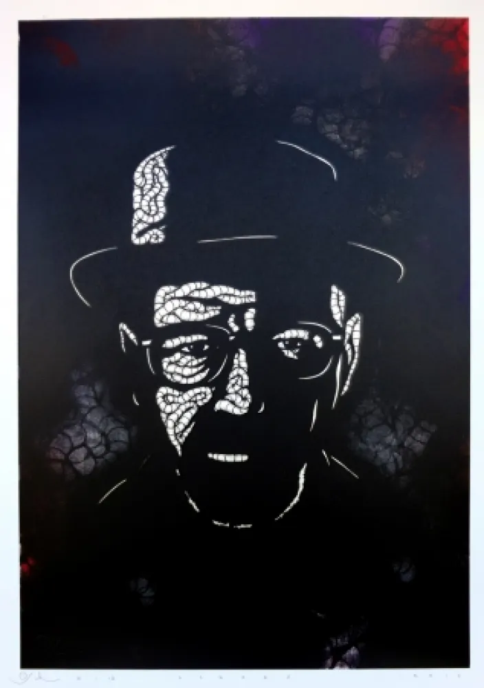 Serigrafia Schade - Heisenberg (gold)