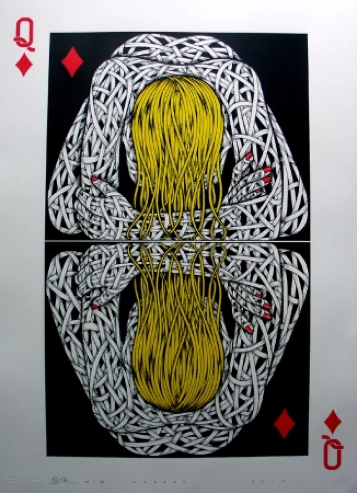 Serigrafia Schade - Narcissist Queen