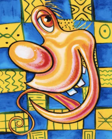 Múltiplo Scharf - Untitled (Grinning Whimsy)