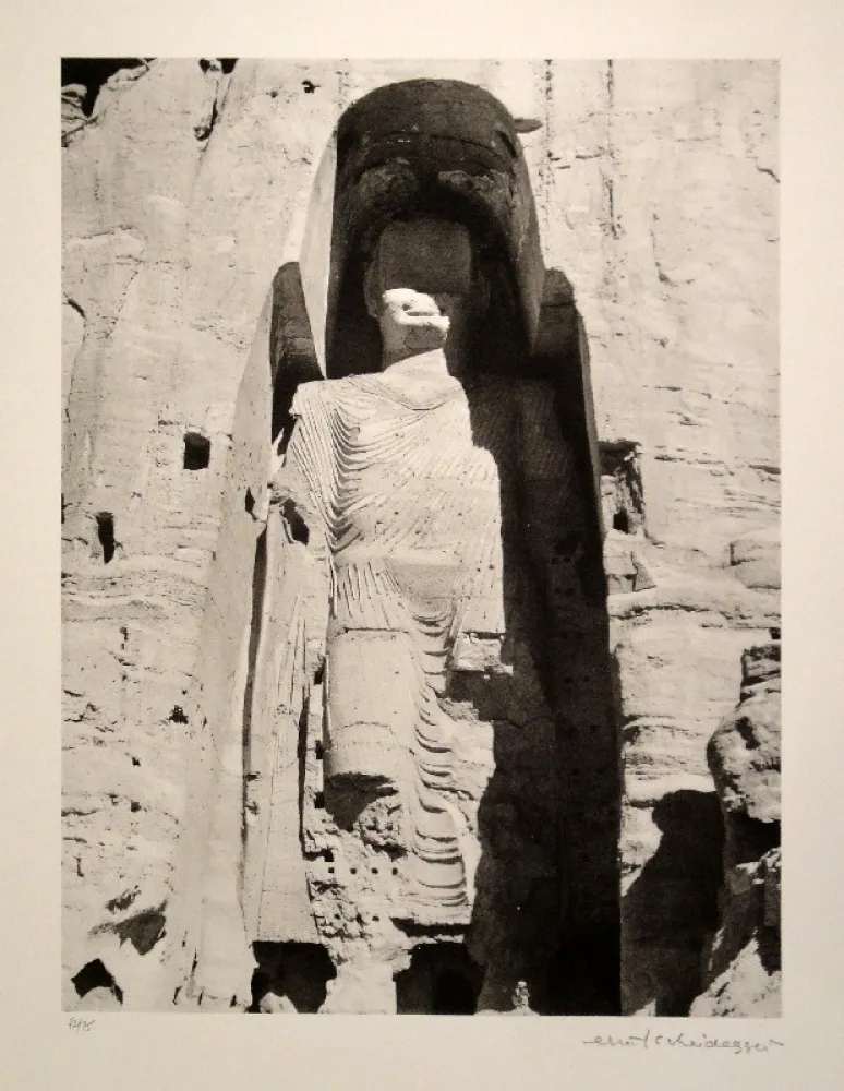 Sem Técnica Scheidegger - Buddha-Monument im Bamiyan-Tal, Afghanistan