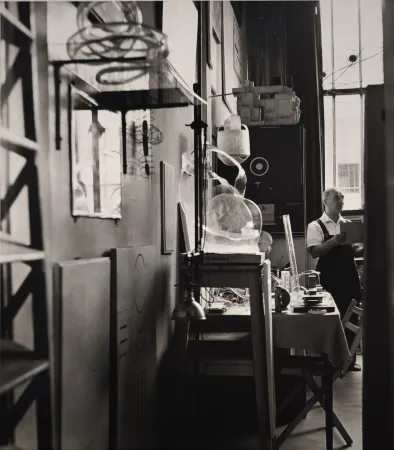 Fotografia Scheidegger - Georges Vantongerloo, 1950.