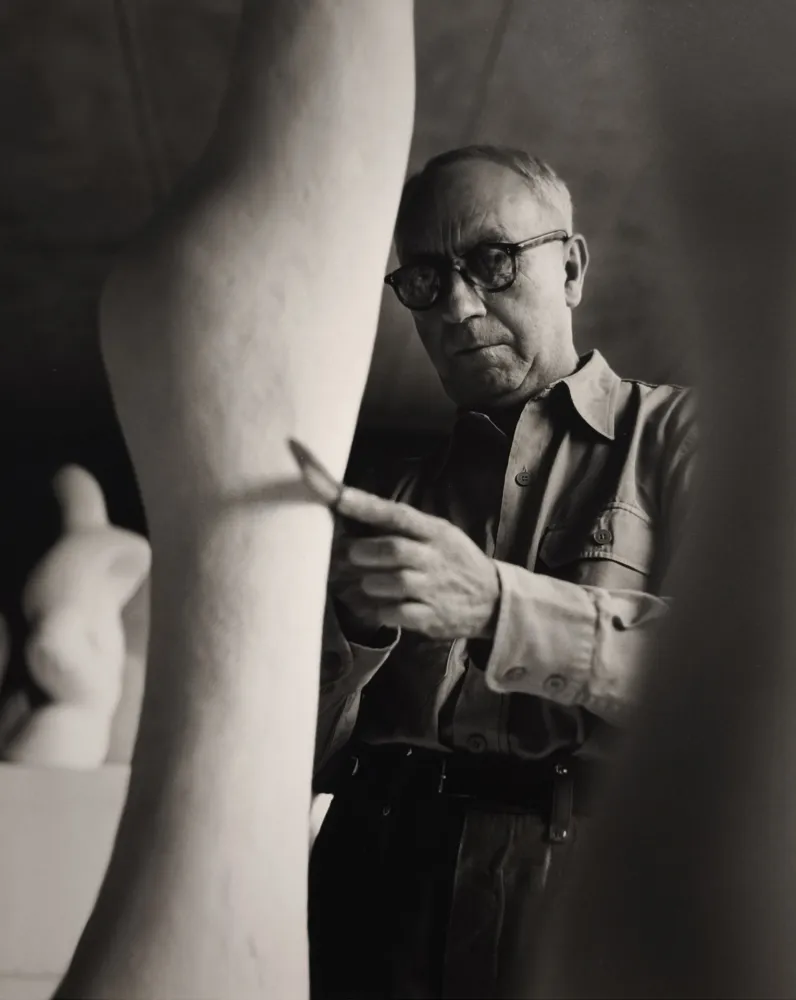 Fotografia Scheidegger - Hans Arp, um 1956. 