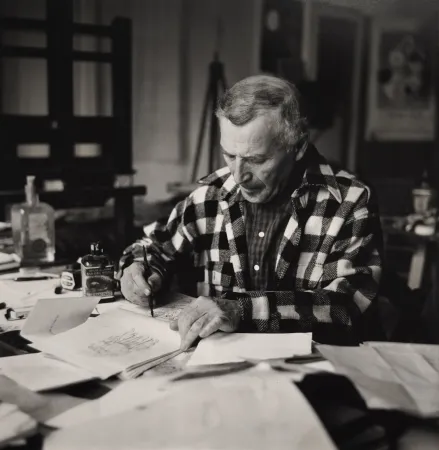 Fotografia Scheidegger - Marc Chagall, um 1970. 