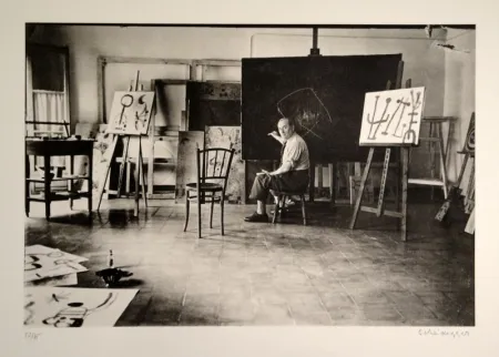Fotografia Scheidegger - Miro im Atelier