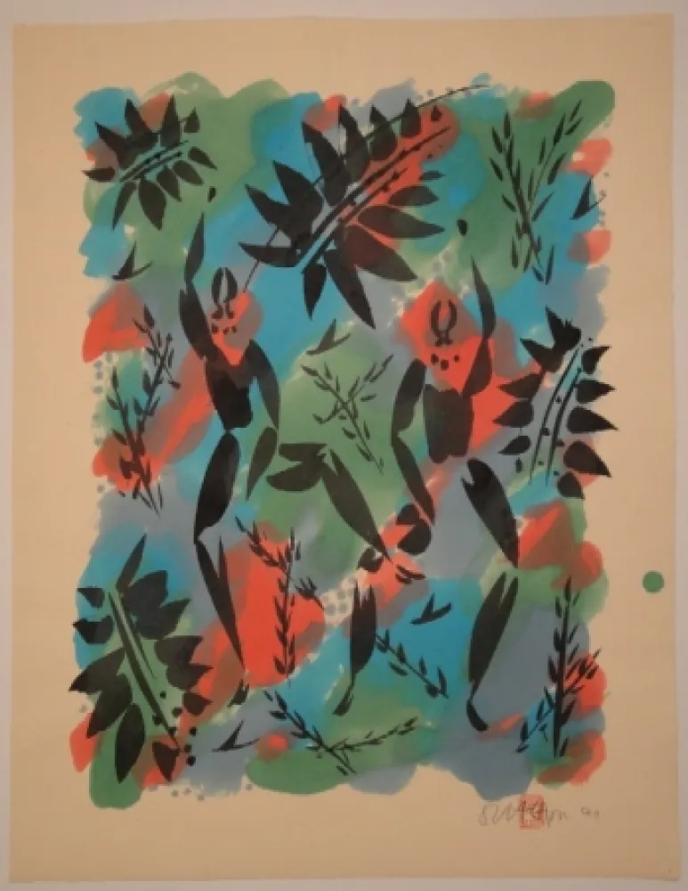 Monotipia Scheidl - Tanzfigur