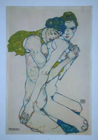 Offset Schiele (After) - Freundschaft