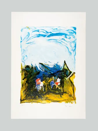 Serigrafia Schifano - Area aperta