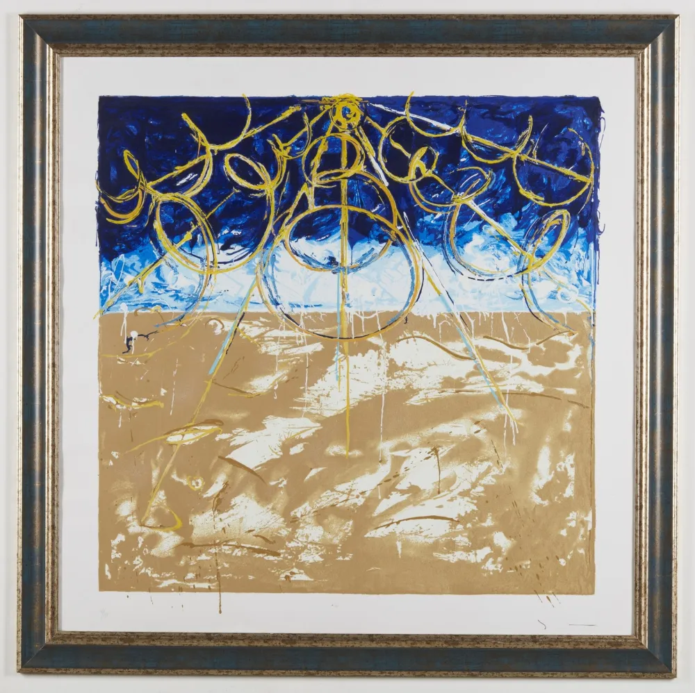 Serigrafia Schifano - Deserto