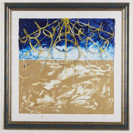 Serigrafia Schifano - Deserto