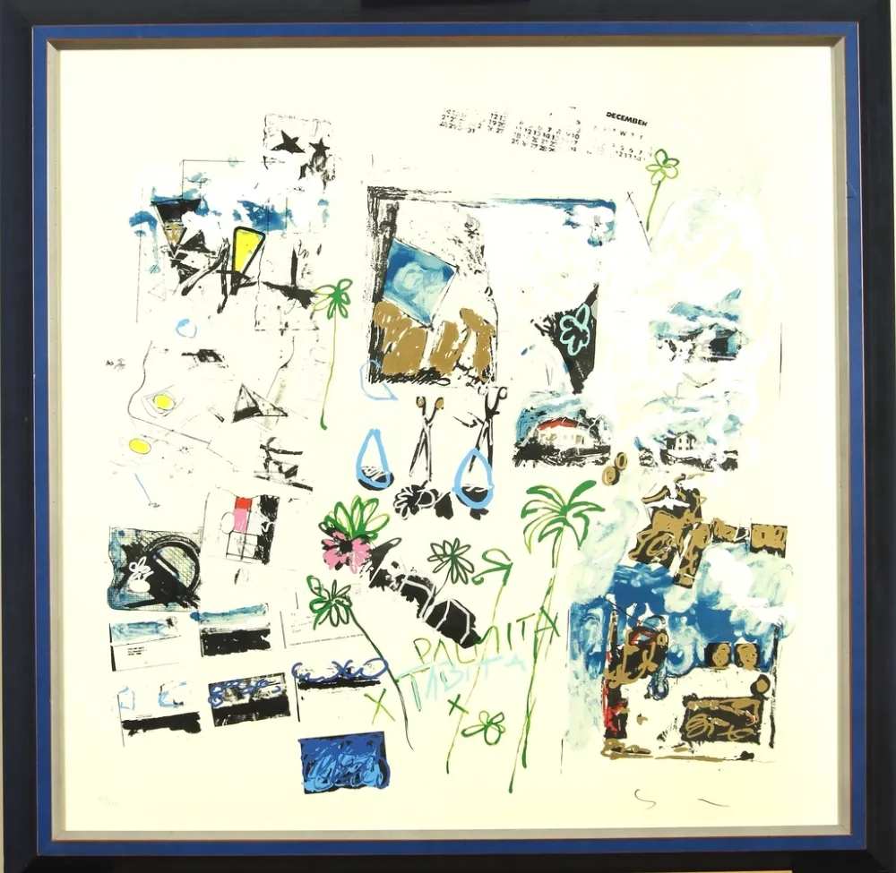 Litografia Schifano - Dicembre