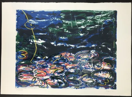 Serigrafia Schifano - GIGLI D'ACQUA