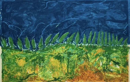 Litografia Schifano - Mario Schifano (1934–1998) – Bellavista – Enamel screen printing – 1993