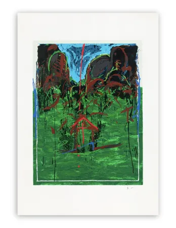 Serigrafia Schifano - Mario Schifano (1934–1998) - Casetta - Enamel screen printing - 1993