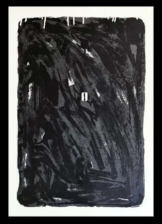 Serigrafia Schifano - Mario Schifano (1934–1998) - Monochrome - Materic serigraphy with enamels on cardboard - 1975