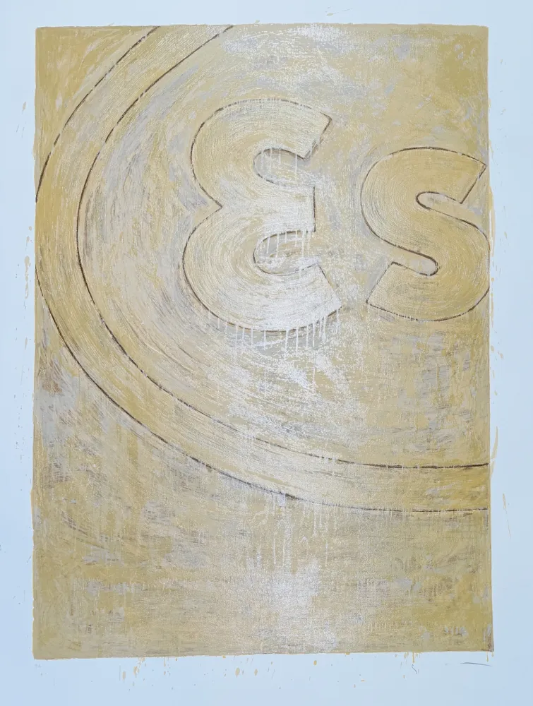 Serigrafia Schifano - Propaganda (particolare)