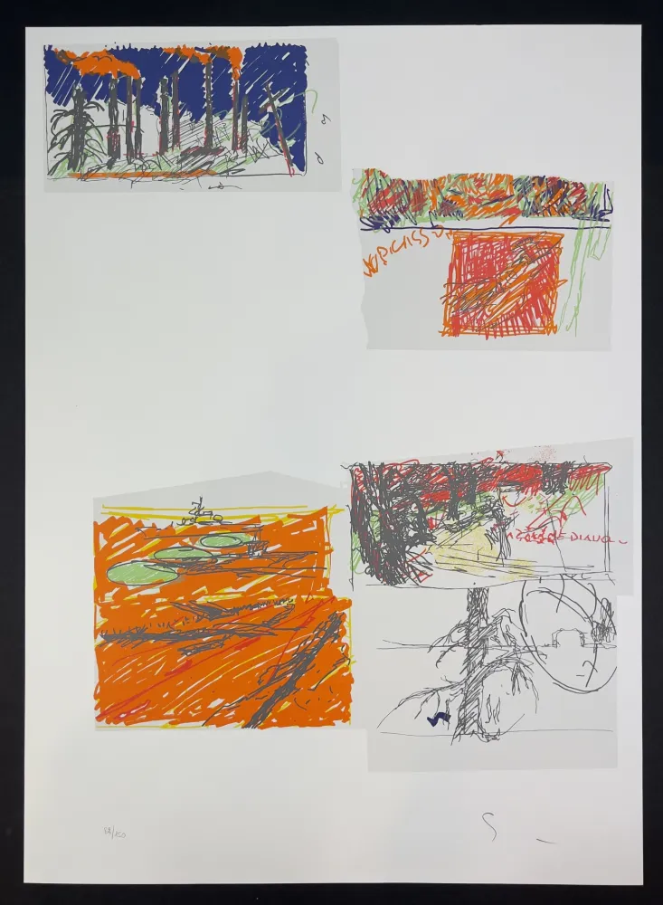 Serigrafia Schifano - Senza titolo