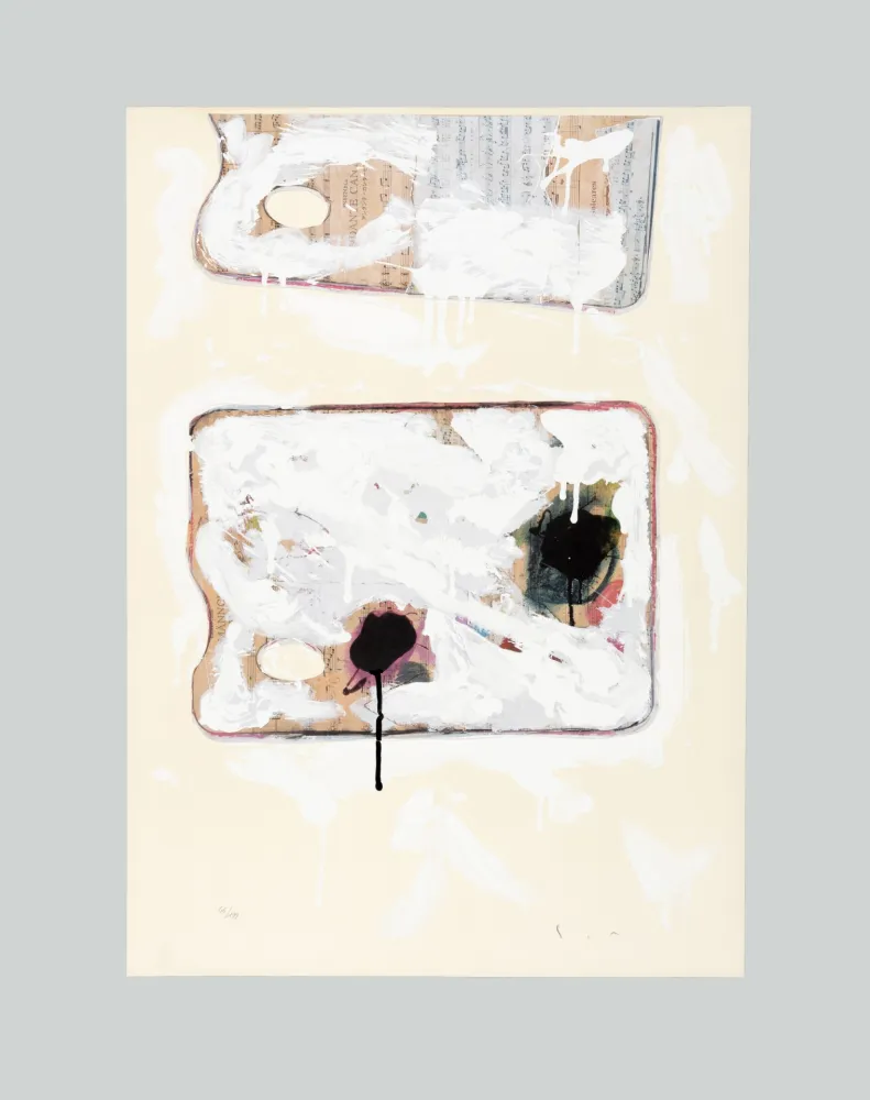 Serigrafia Schifano - Tavolozza