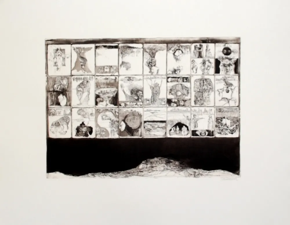 Gravura Schmeisser - Skizzen zu Josephus / Sketches for Josephus