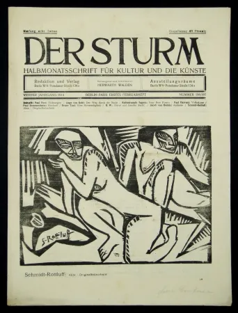 Xilogravura Schmidt-Rottluff - Akte (Nudes)