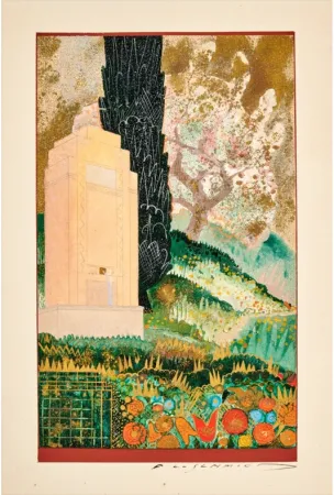 Livro Ilustrado Schmied - LE CANTIQUE DES CANTIQUES. Exemplaire de Schmied avec gouaches originales (1925)