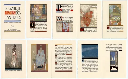 Livro Ilustrado Schmied - LE CANTIQUE DES CANTIQUES. Traduction de Ernest Renan (1925)