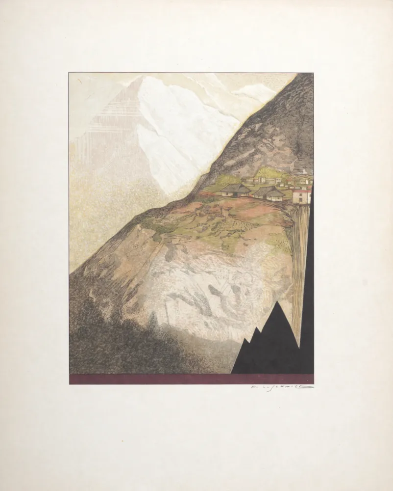 Xilogravura Schmied - Paysage#2, 1930