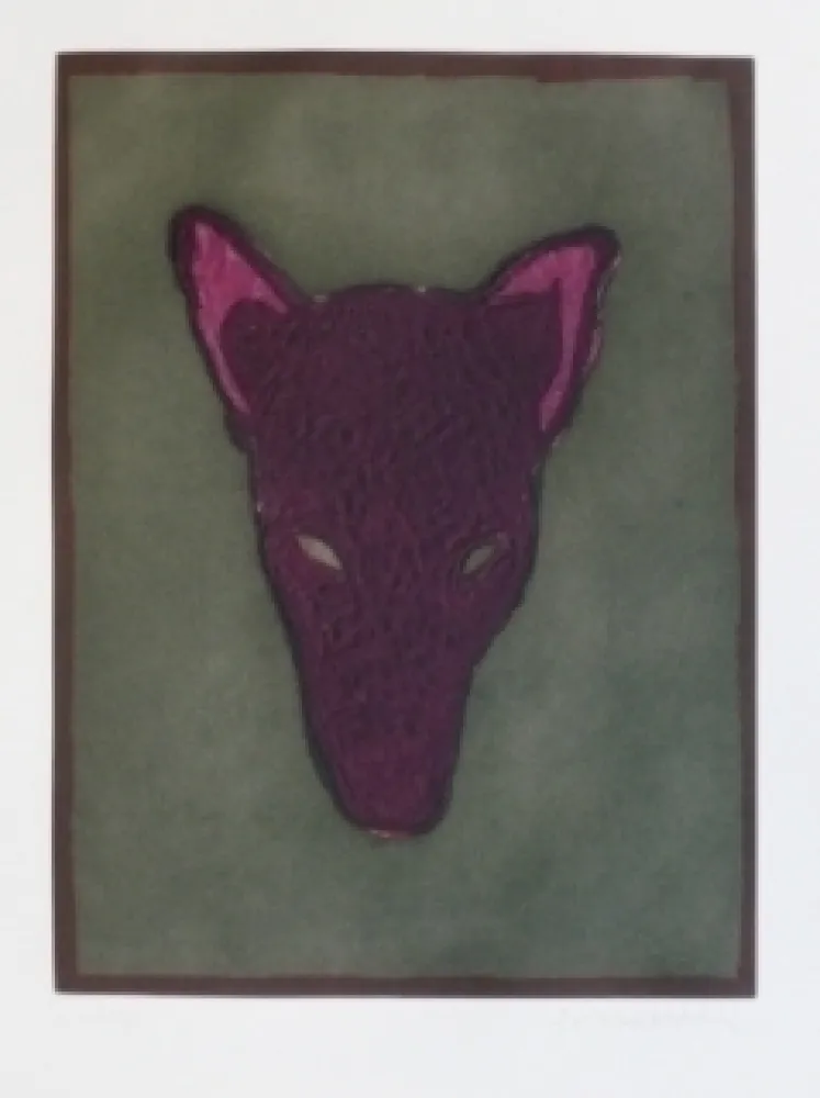 Gravura Scholder - Mask of a Warewolf