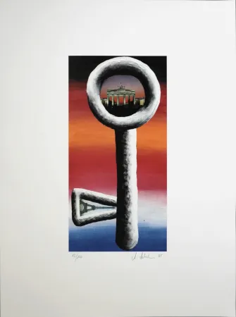 Litografia Schulze - La Clef, 1995 - Hand-signed!