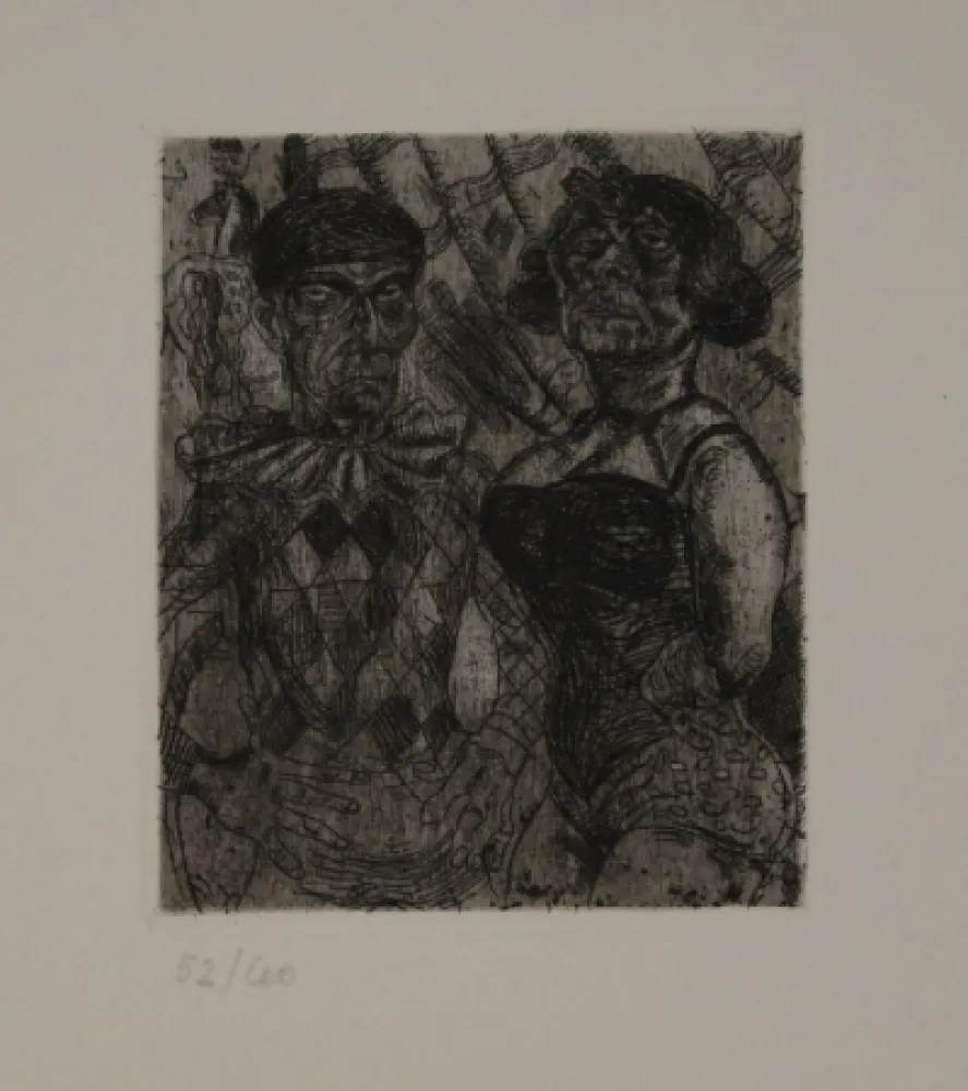 Água-Forte Schürch - Artistenpaar