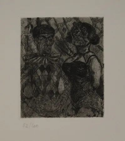 Água-Forte Schürch - Artistenpaar