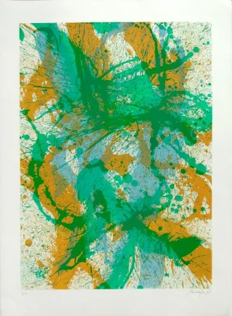 Serigrafia Scialoja - Composizione