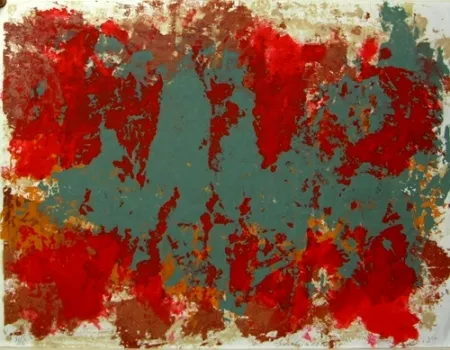 Litografia Scialoja - Senza titolo