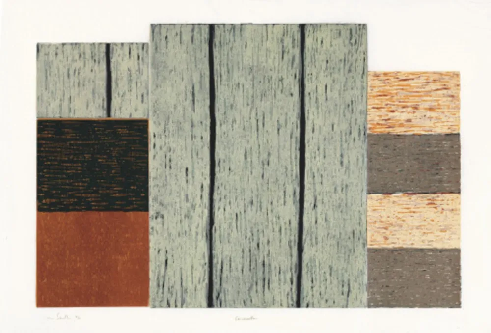 Xilogravura Scully - Conversation