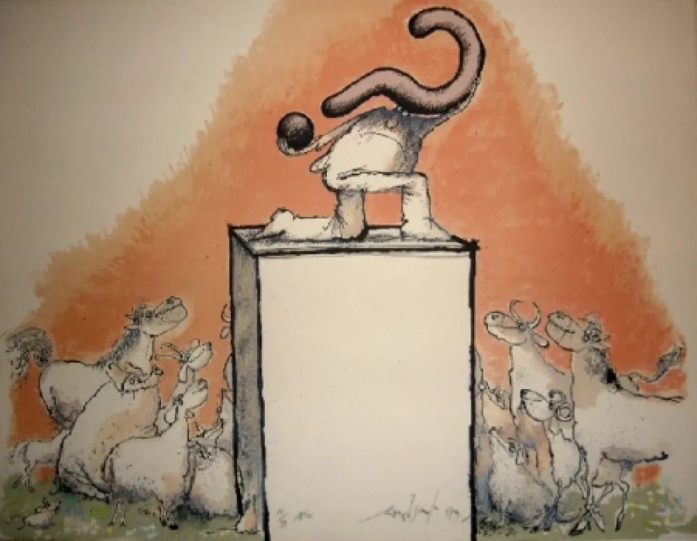 Litografia Searle - Atlas