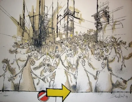 Litografia Searle - Horsepower