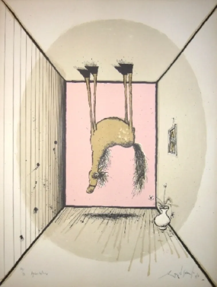 Litografia Searle - Pegasus returns