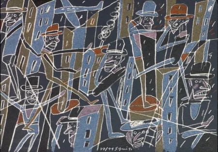 Litografia Segui - Le froid bleu des contre nuits 6