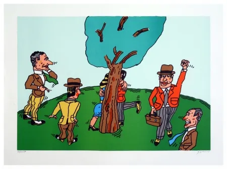 Litografia Segui - Les amoureux