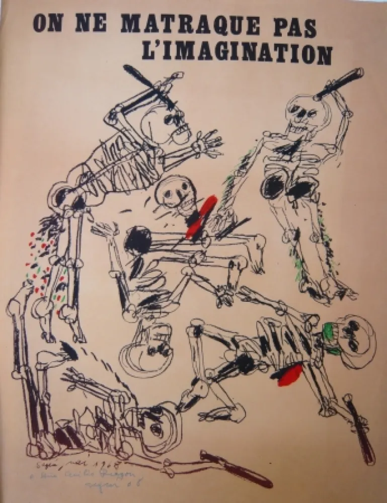 Litografia Segui - On ne matraque pas l'imagination