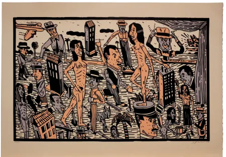 Litografia Segui - Théatre de la ville IV