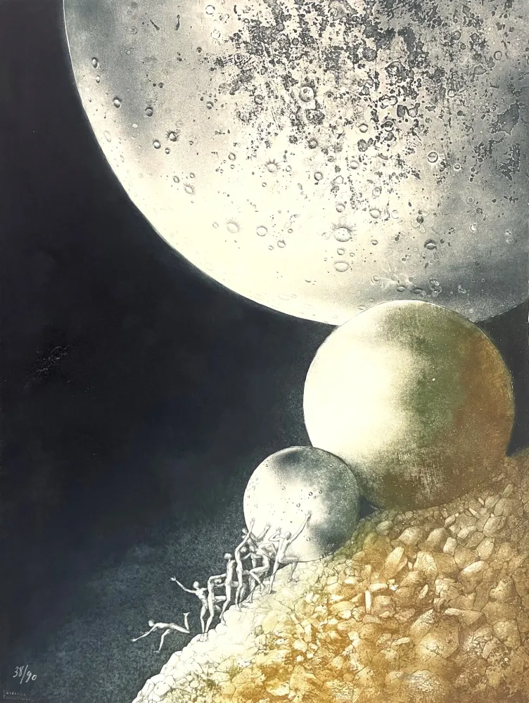 Litografia Serre - Les Planètes