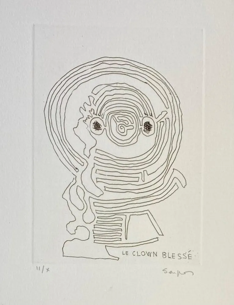 Gravura Seuphor - Onze essais de voix pour un chant du soir